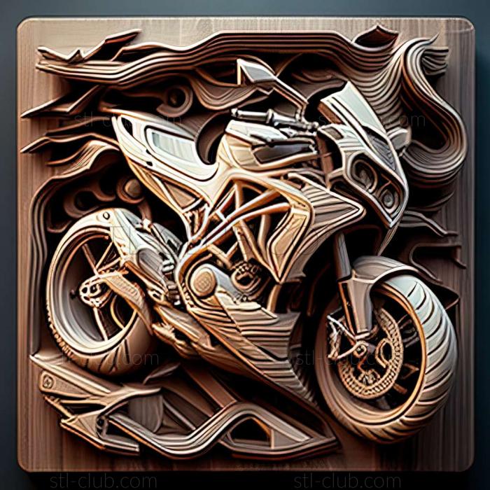 3D model Ducati Hyperstrada (STL)